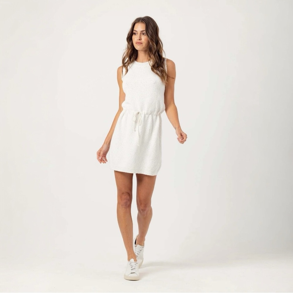 SUNDAYS Faye Dress Soft Ivory White
